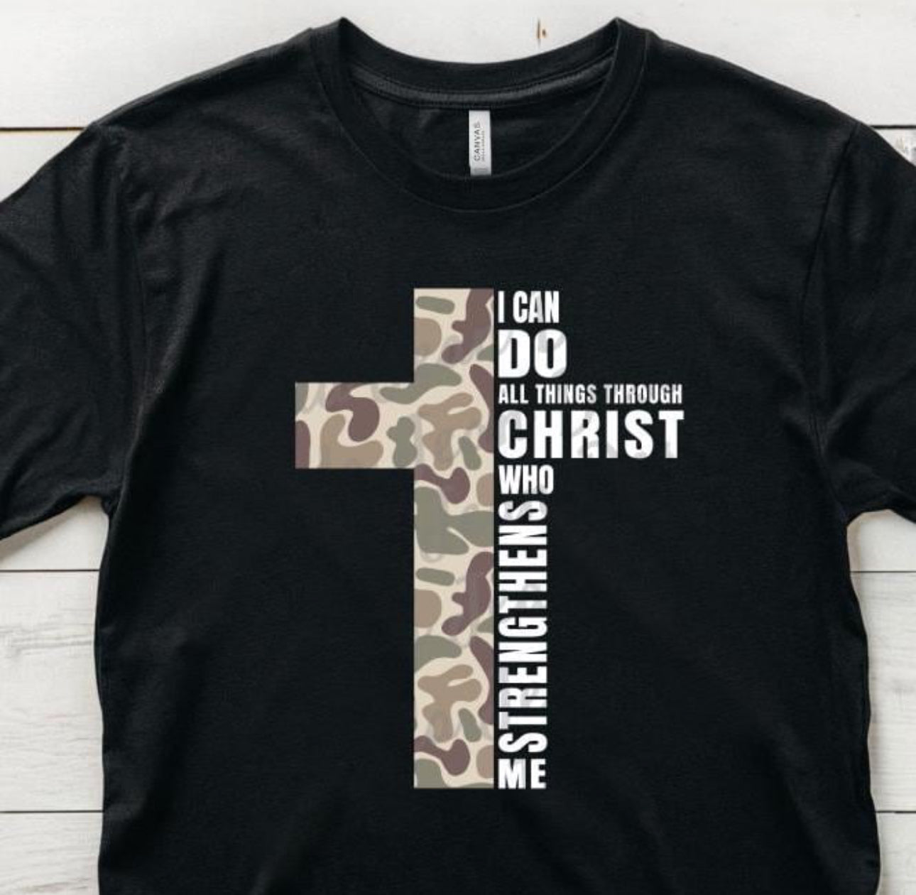 Camo Cross Crew