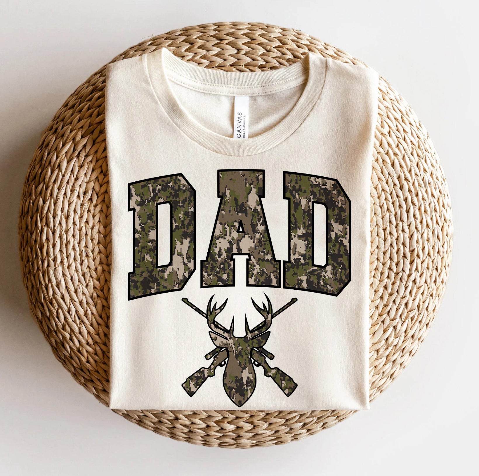 Camo Dad Shirt.