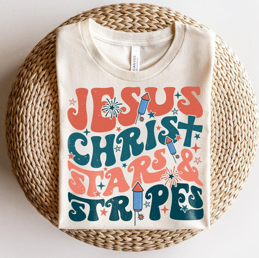Jesus Christ Stars and Stripes.
