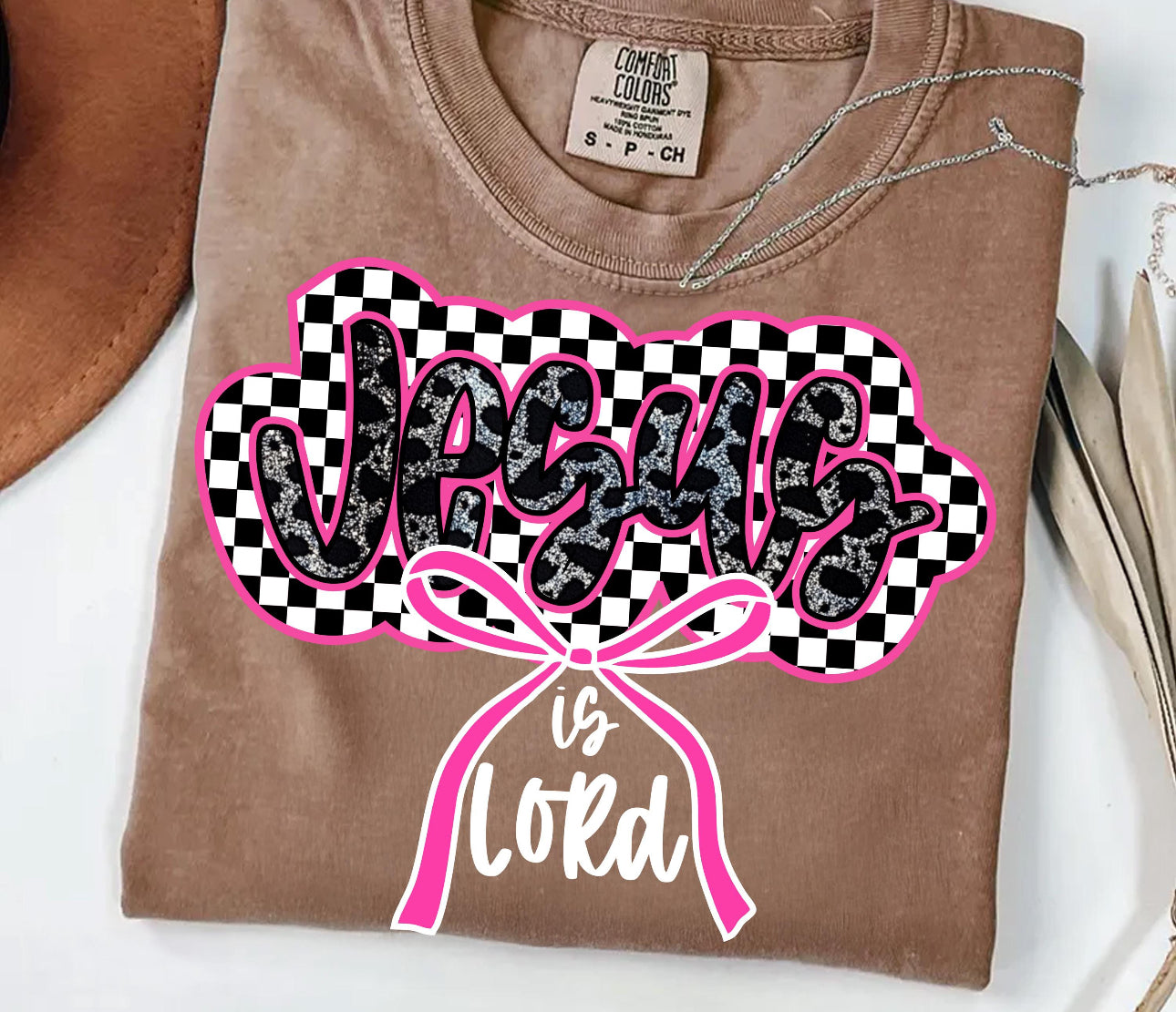 Checkered Jesus Shirt.