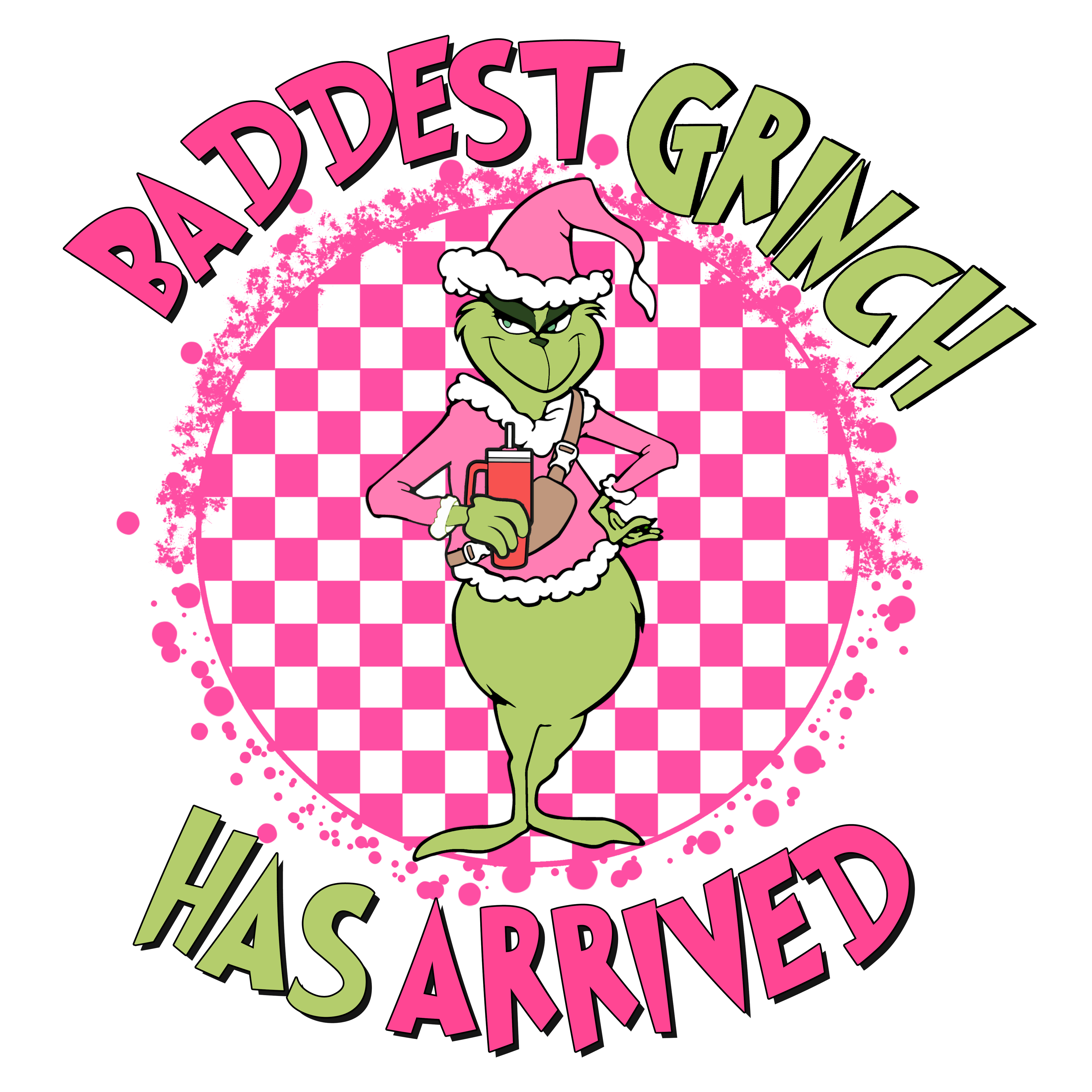 Grinch Dtf Transfer.