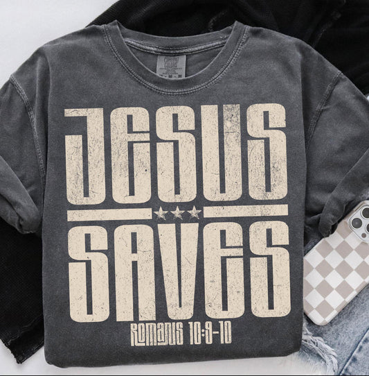 Jesus Saves Shirt.