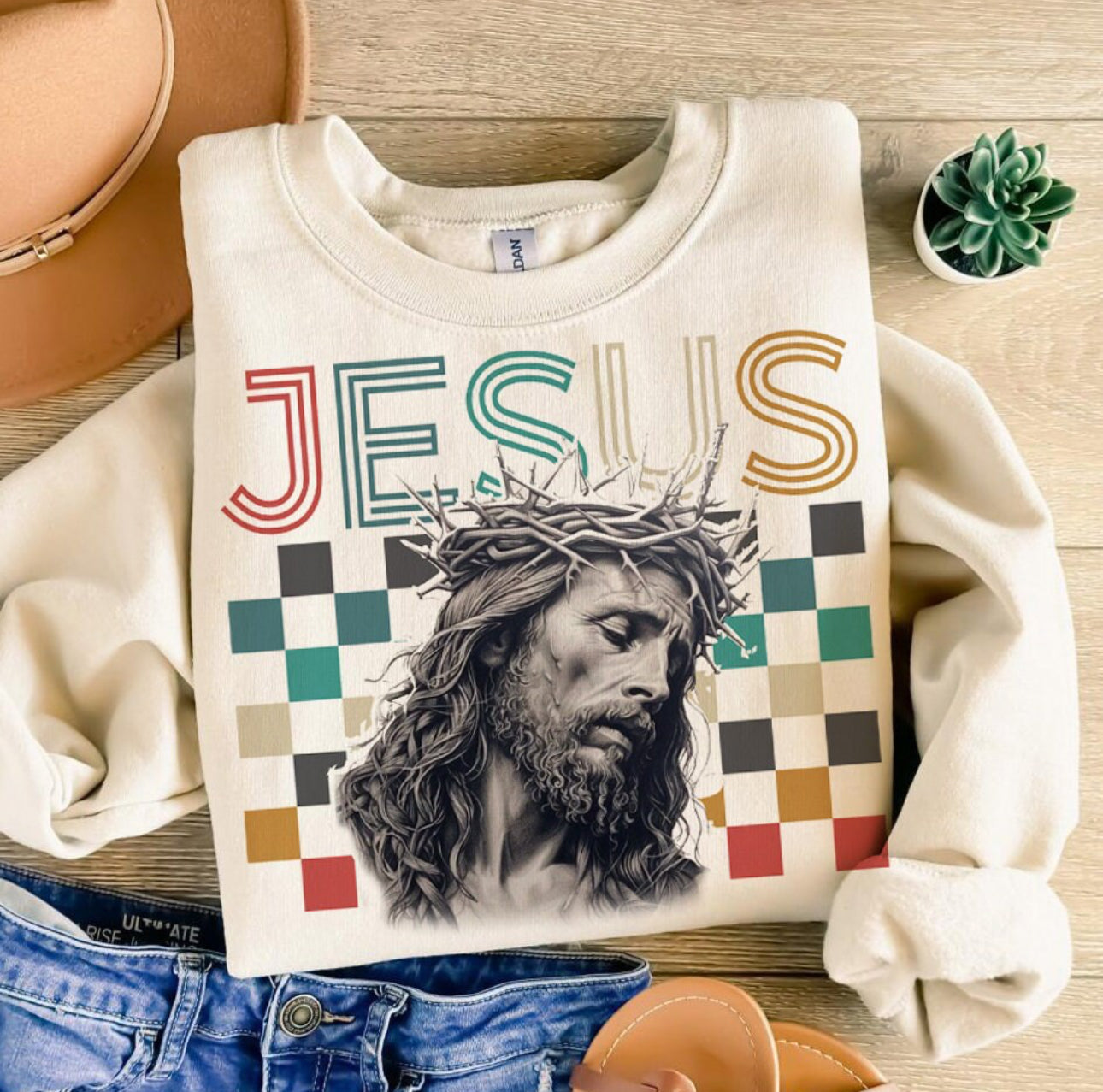 Retro Jesus Shirt.