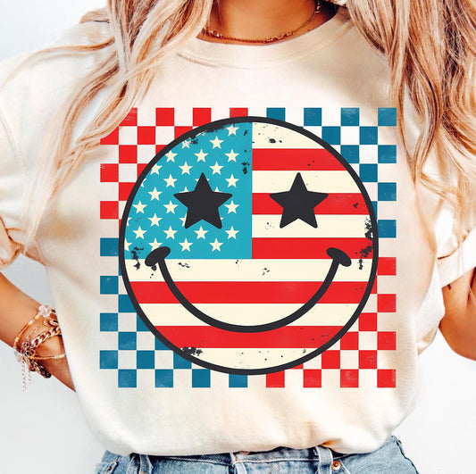 Merica Smiley Face