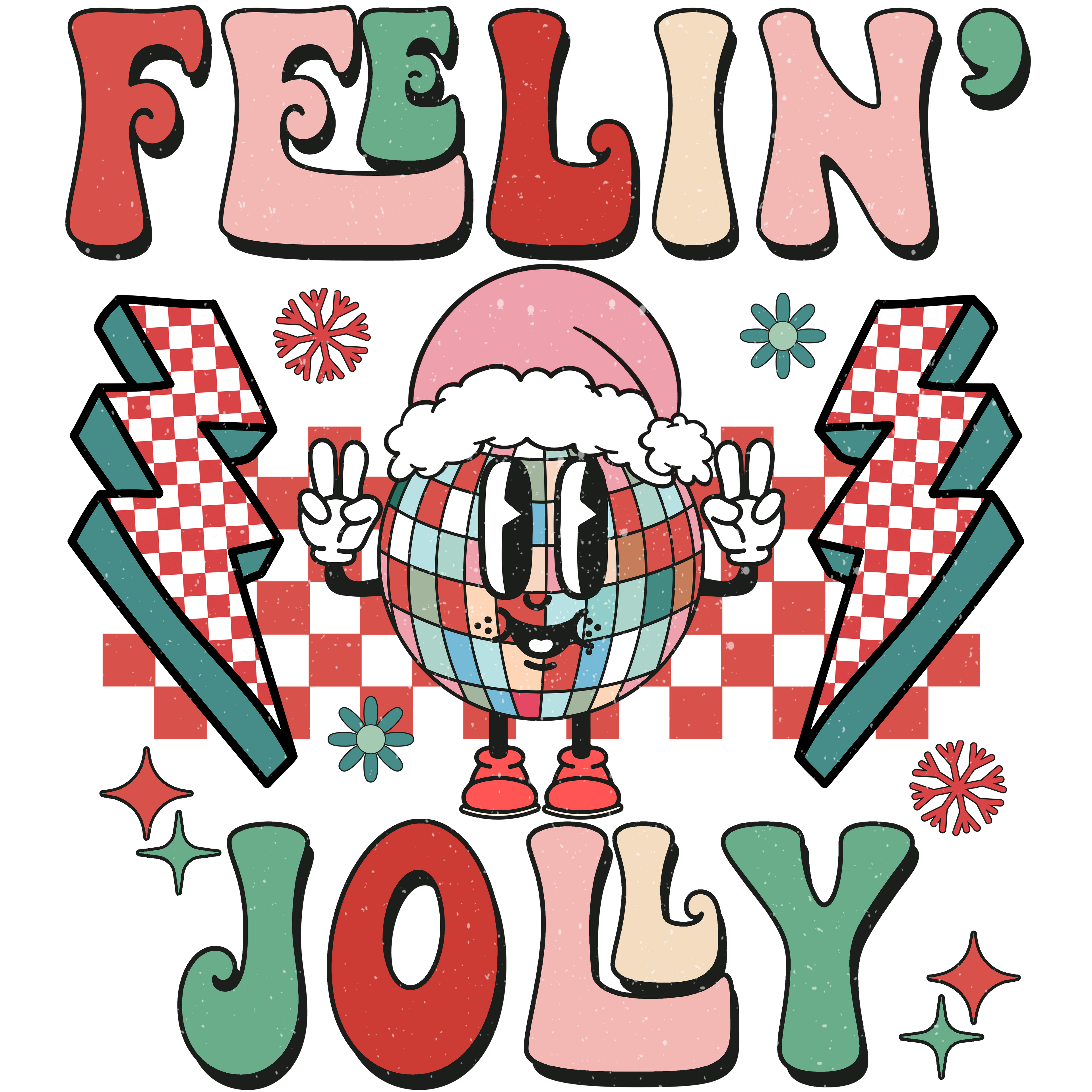 Feeling Jolly Dtf Transfer.