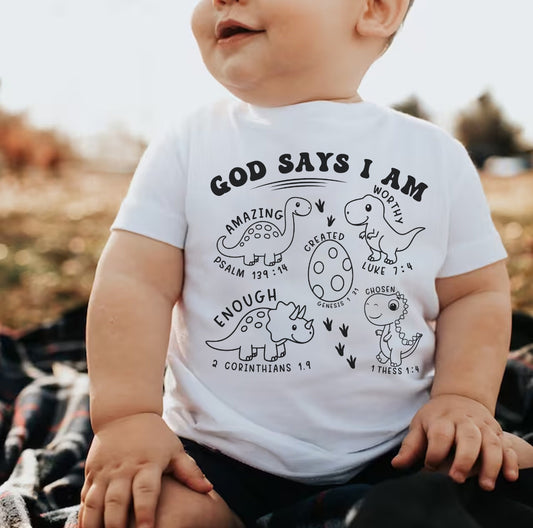 My God Say's I Am Shirt.