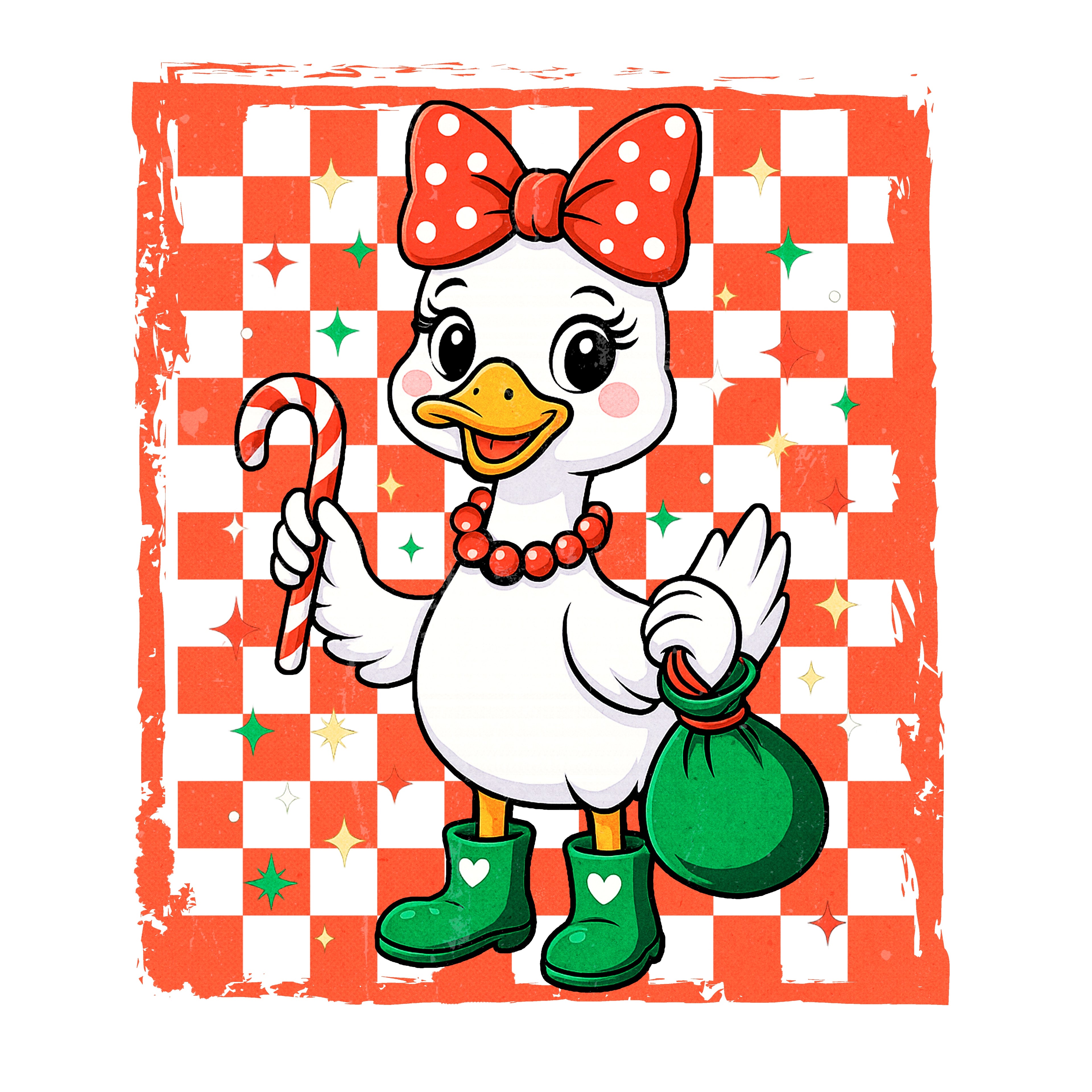 Goose Girl Dtf Transfer.