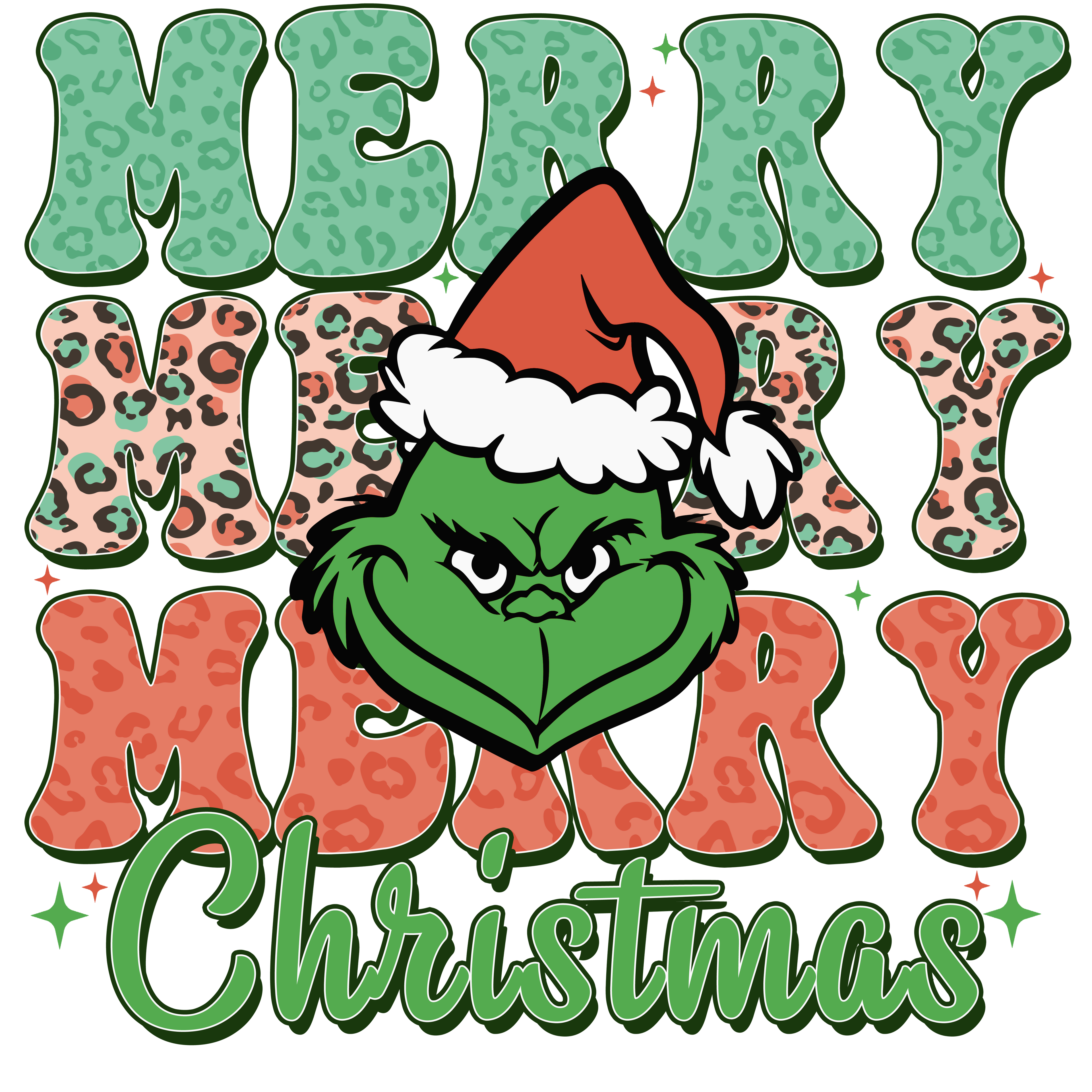 Grinch Dtf Transfer.