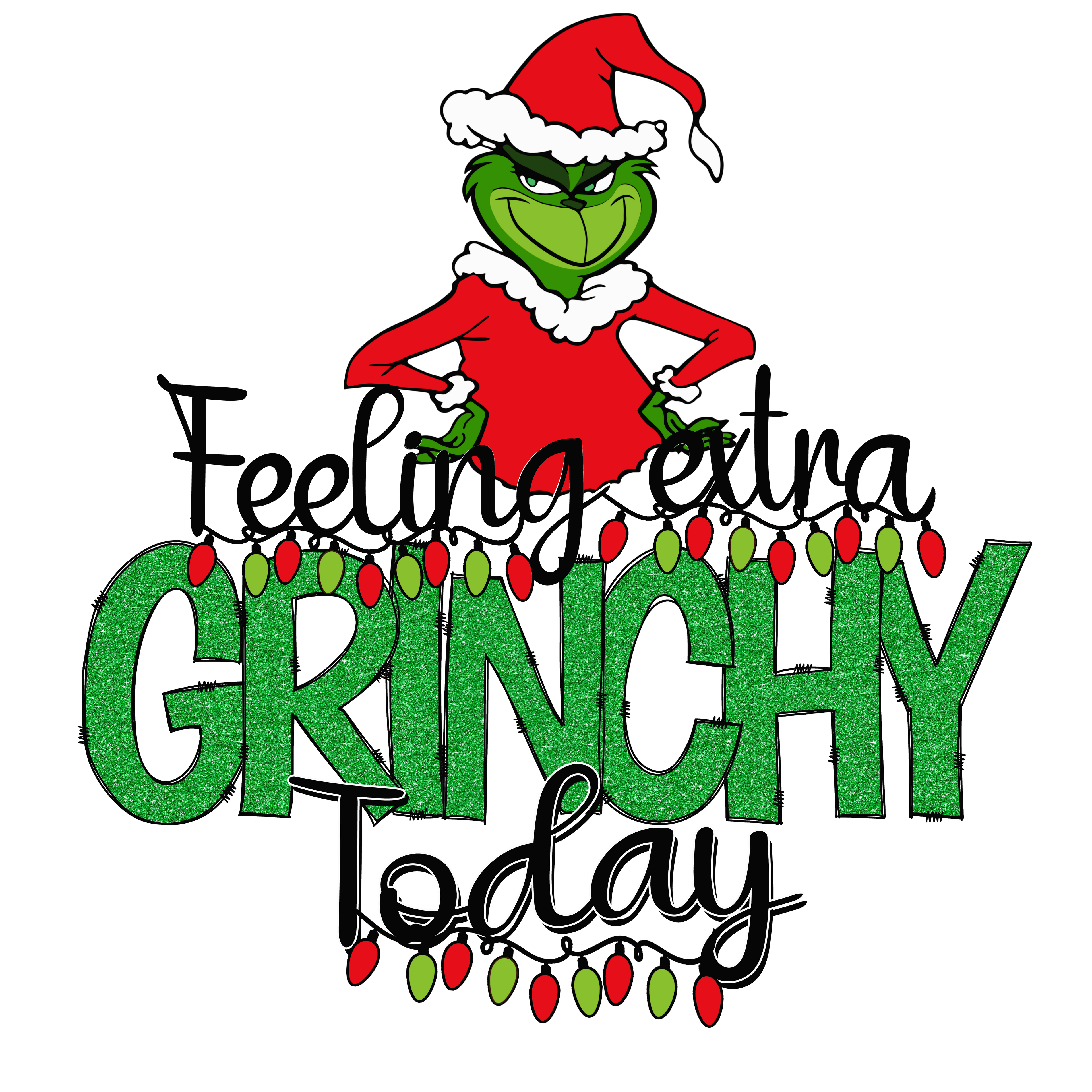 Grinch Dtf Transfer.