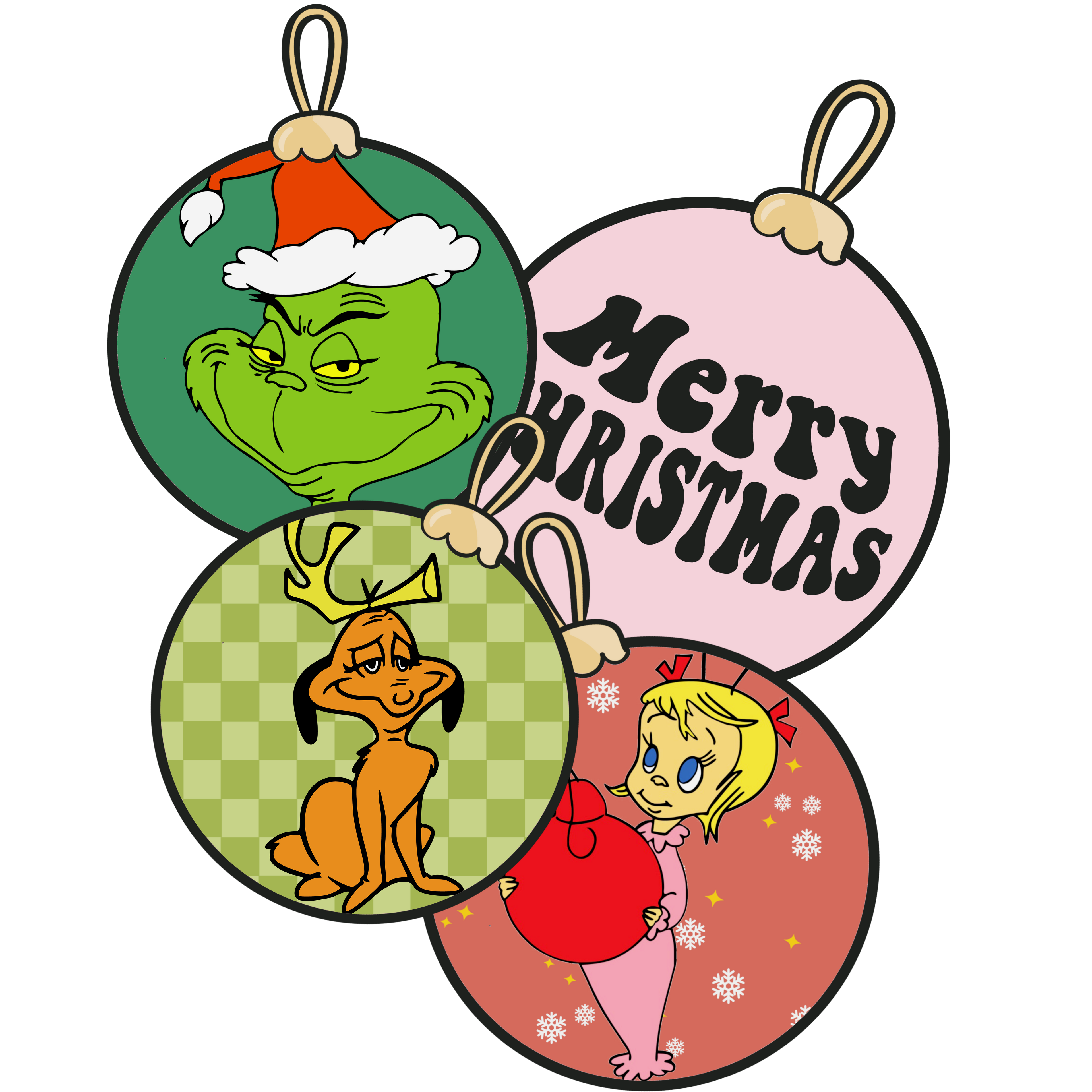 Grinch Dtf Transfer.