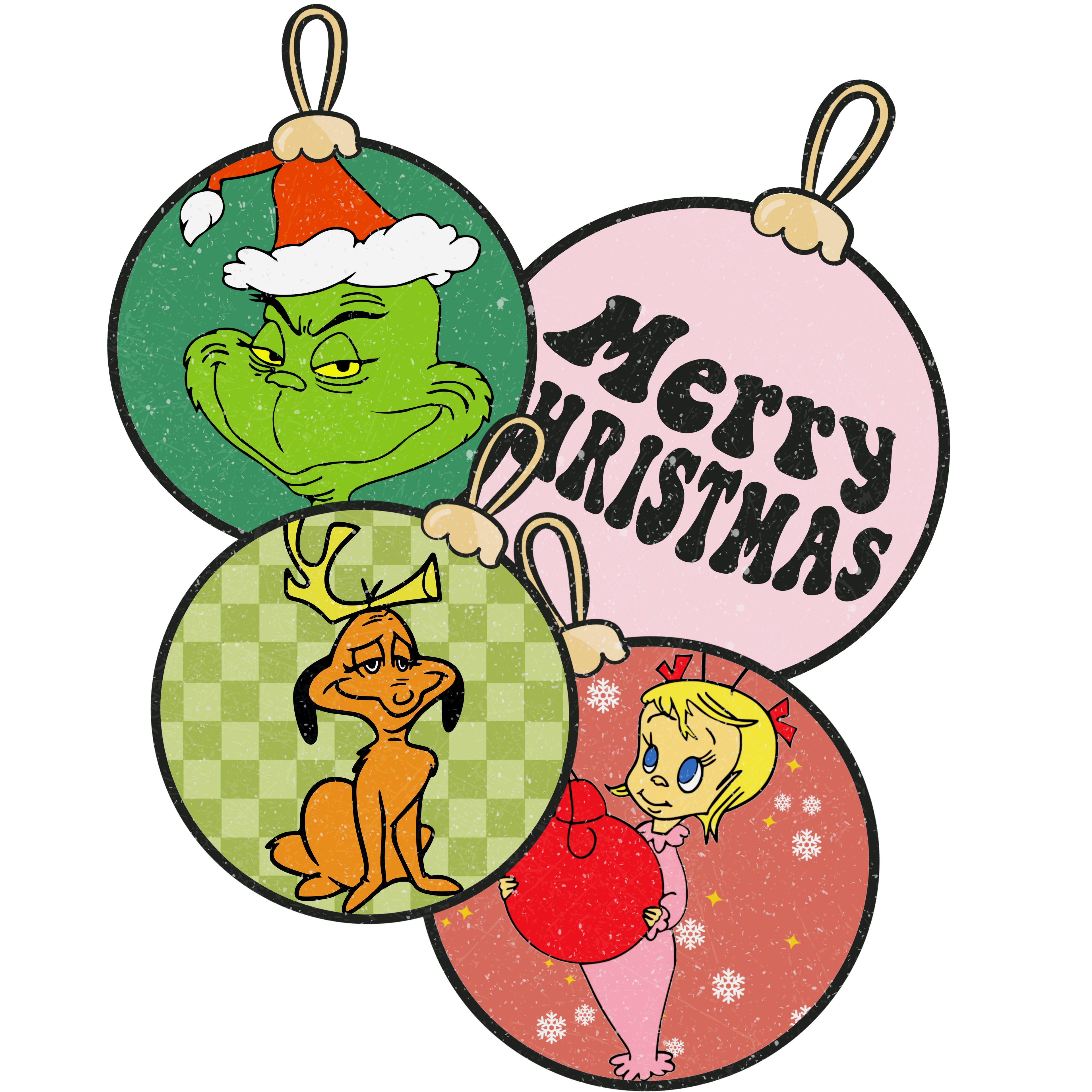 Grinch Dtf Transfer.