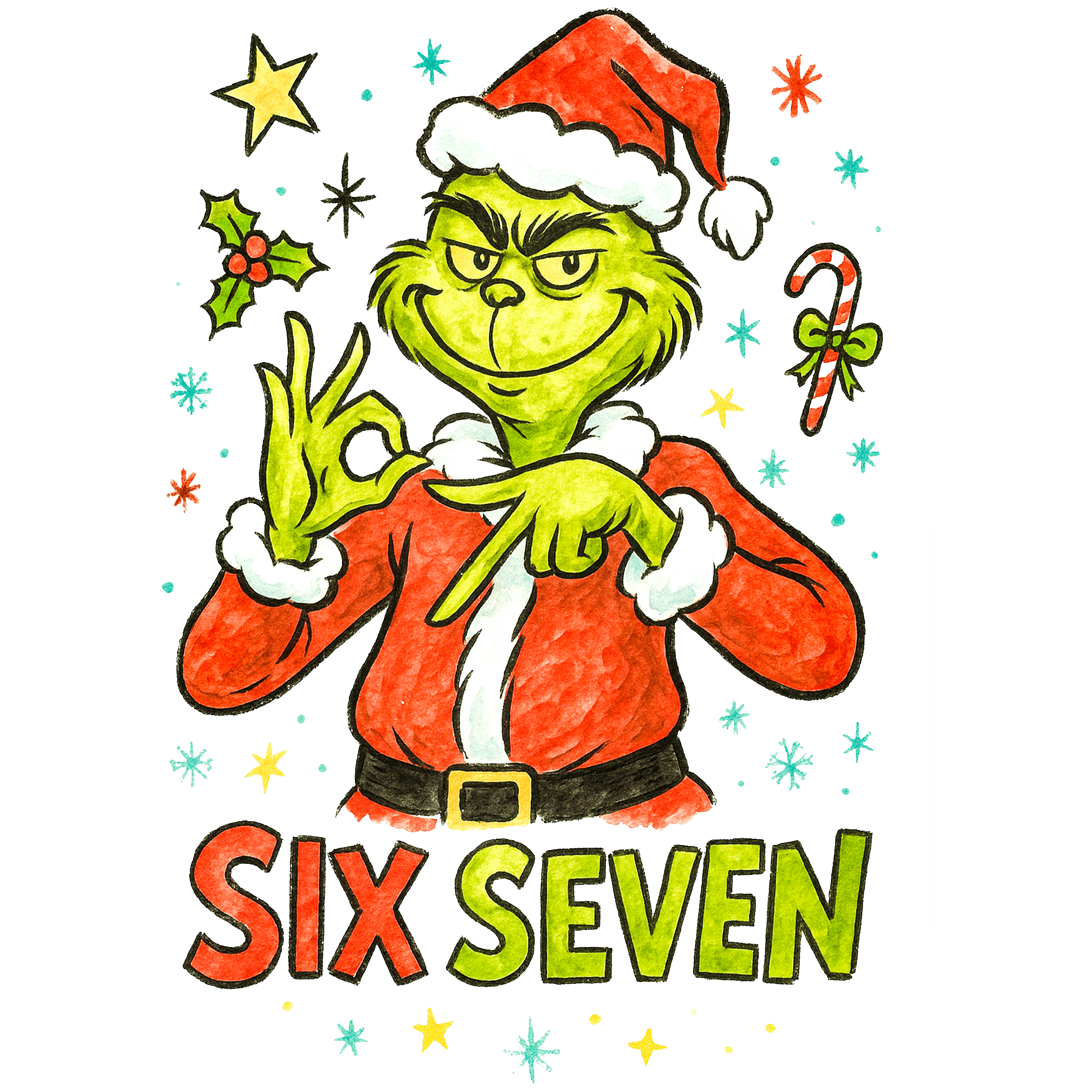 Grinch 67 Dtf Transfer.